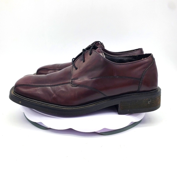 Kenneth Cole Reaction Dress Shoe Men’s 10 F Sqaure Toe Oxfords - Picture 1 of 7